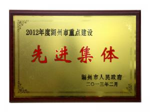 2012年度市重點建設(shè)先進(jìn)集體