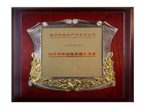 2004、2005、2006連續(xù)三年度榮獲市銀行信用優(yōu)良企業(yè)