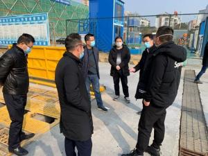 市建設局黨委書記、局長戴健督導檢查公司建筑工地疫情防控工作