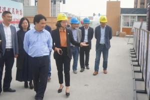 市國資委黨委書記、主任婁顯杰赴市北32號地塊調(diào)研“紅色工地”建設
